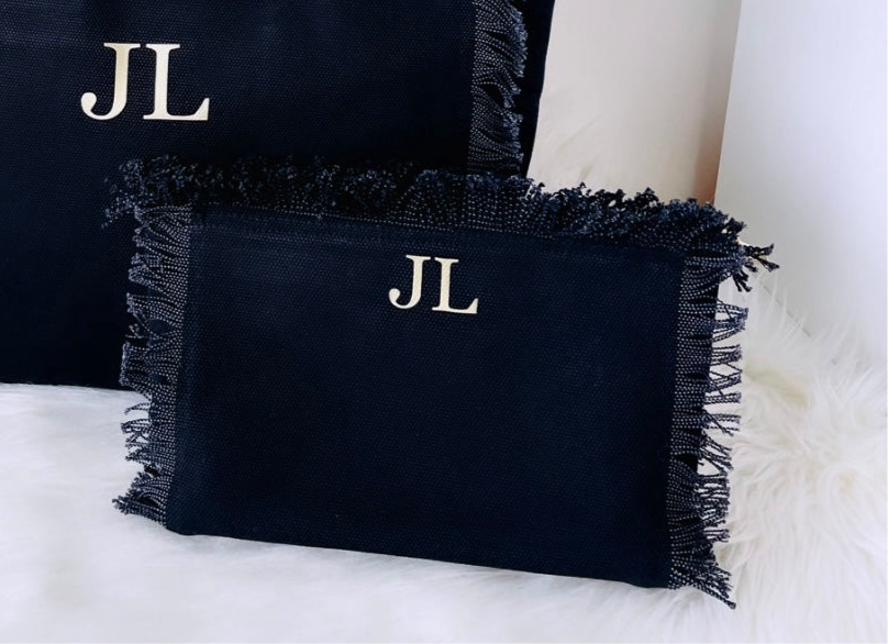 Black Tassel Clutch