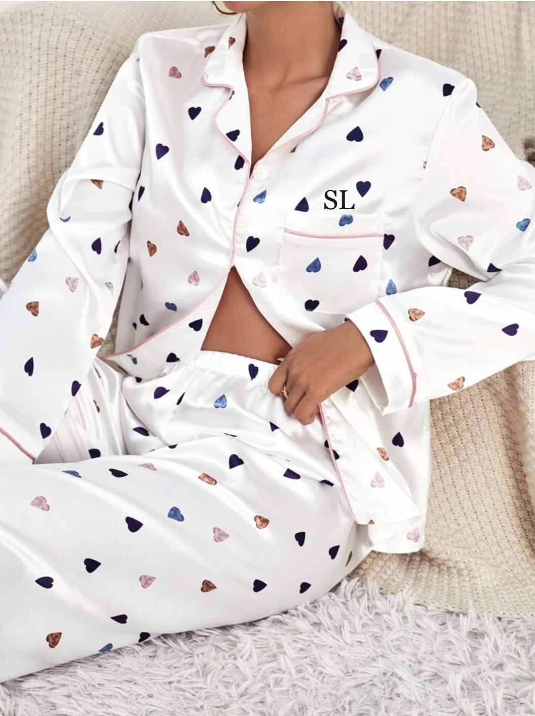 Long Heart Pyjamas
