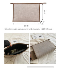 Load image into Gallery viewer, XL Black Personalised Clutch Bag
