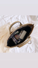 Load image into Gallery viewer, Brown Tweed Personalised Tote Bag
